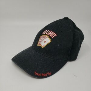 No Limit Texas Holdem Hat Black Hat Cap Great Condition Baseball Cap Trucker Hat